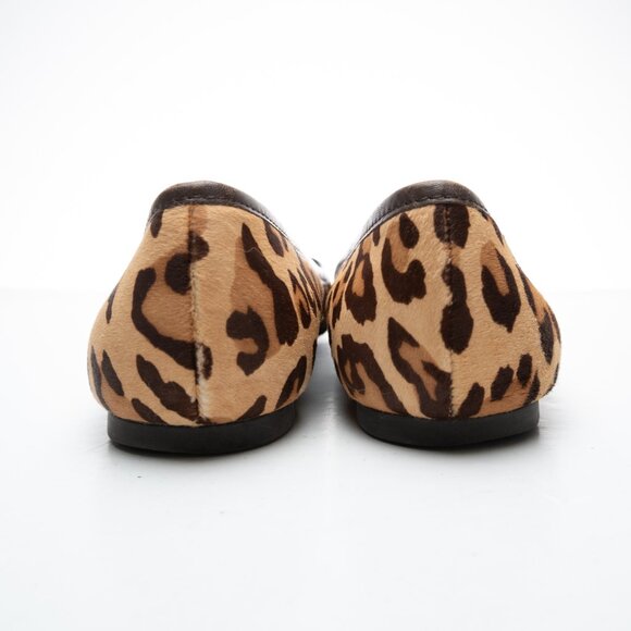 TORY BURCH leopard print calf hair Chelsea flats size 6 - Picture 6 of 11